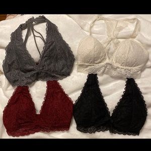 Hollister Gilly Hicks bralettes